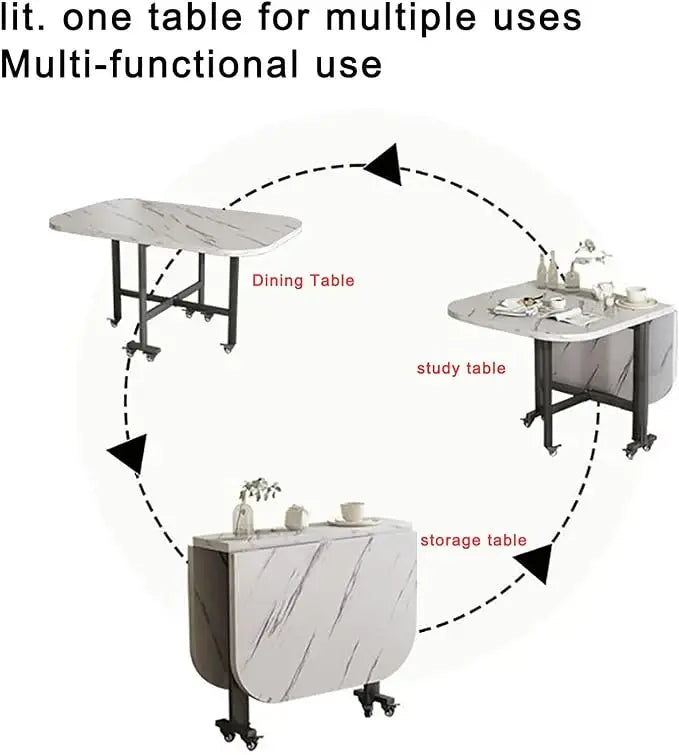 Smart Folding Table 3-in-1 Dining, Work & Study Solution